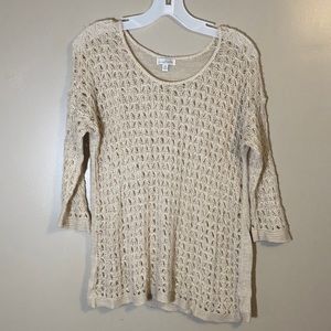 Charming Charlie Scoop Neck Sweater